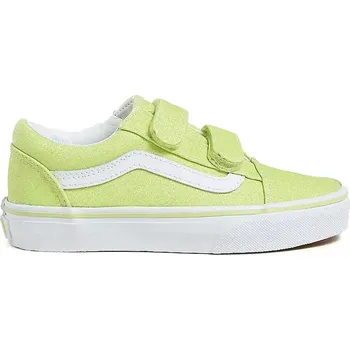 Chlapecké tenisky dětské tenisky VANS Old Skool V GLITTER Lime Sherbet - 32