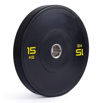 Trinfit Bumper Plate Black, 15 kg