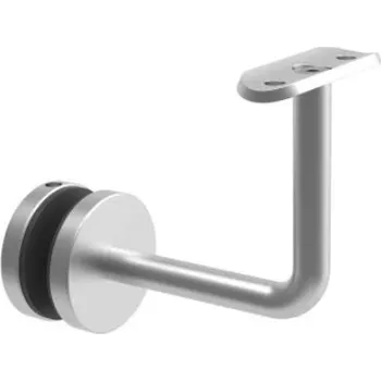 Zábradlí Hahn Steel Držák madla D42,4 na sklo, Nerez AISI 304, broušený