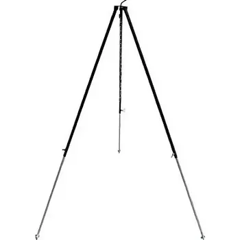 Outdoor vaření Trojnožka 1,8 m teleskopická černá