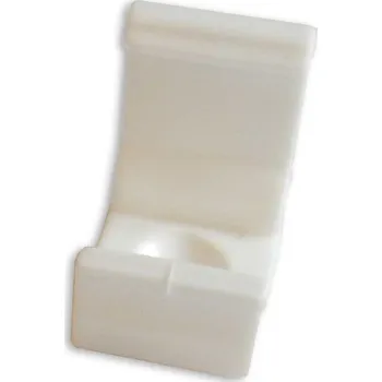 Příslušenství pro LED osvětlení BERGE Montážní úchyt plastový pro profil - C - bílý