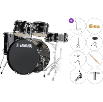 Bicí nástroj Yamaha RDP2F5BLG Rydeen SET Black Glitter Akustická bicí sada