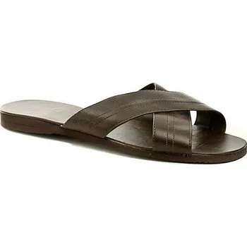 Pánská móda Pegres 1010 hnědé pánské domácí pantofle EU 41