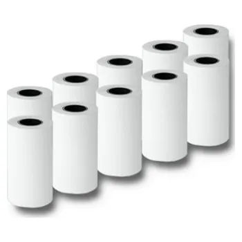 Kotouček do pokladny a tiskárny štítků Qoltec termo role 57 x 7 55g/m2 10 ks BPA free