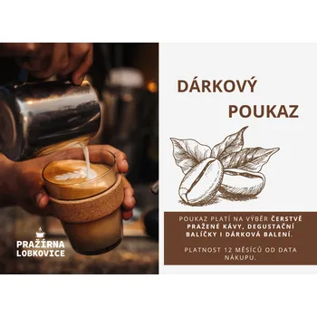 Káva Dárkový kávový poukaz Cena: 500