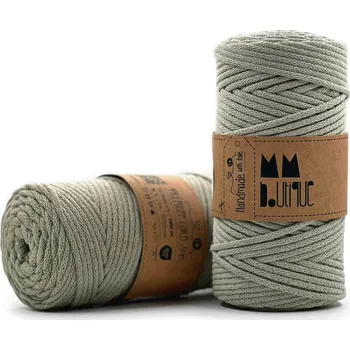 Příze MMboutique bavlněná šňůra Premium 3mm Olive green