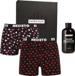 Pánská dárková sada trenky a boxerky Nedeto a sprchový gel Pietro Filipi (3NPGBP1L/1) XL Možnost vrácení zboží ZDARMA do 120 dnů!