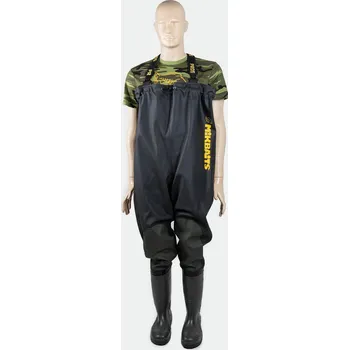 Rybářské oblečení Mikbaits prsačky Premium Black Velikost: 44