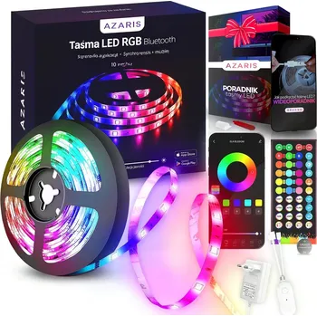 LED páska RGB LED Páska 10M BLUETOOTH Aplikace 300 LED Barevná DÁLKOVÝ OVLADAČ Silná