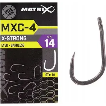 Rybářský háček Háčky Matrix X-Strong MXC-4 vel. 18 bez protihrotu 10 Ks .