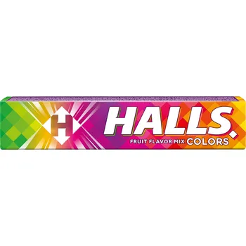 Bonbon Halls Colors 33,5g cena za kartonové balení (Kartonové balení : 20 ks)