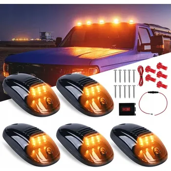 Tuning Střešní obrysová světla, žlutá, 16 LED diod, kompatibilní s 03-10 Dodge Ram