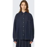 Dámská džínová košile MaxMara WKDFOGGIA 2615111011650 tmavě modrá Velikost: 40