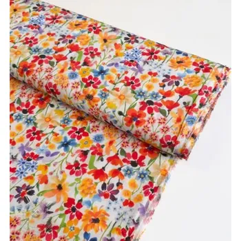 Viskóza RADIANCE Flowers Jaja digital print