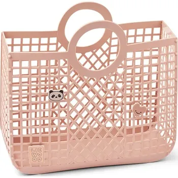 Dětská kabelka Liewood Bloom Basket w Charms LW20572.PPY2 růžová 03X, vel. ONE SIZE