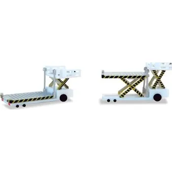 autíčko Herpa Wings 	Container Loader - white (2 Stück)