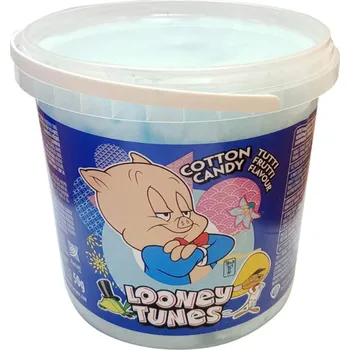 Bonbon Cotton Candy kýbl 50g Looney Tunes cena za kartonové balení (Kartonové balení : 12 ks)