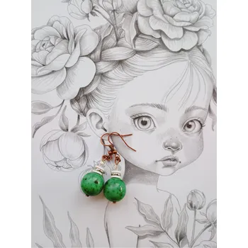 Náušnice Emada Náušnice, 1015, Aghata, 1 pár