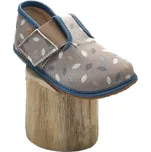 Barefoot bačkory Pegres BF01 modrá puntík Velikost: 21