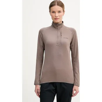 Pánské oblečení Outdoorová mikina Salomon ESSENTIAL LIGHTWARM LC2757000 hnědá 98X, vel. L