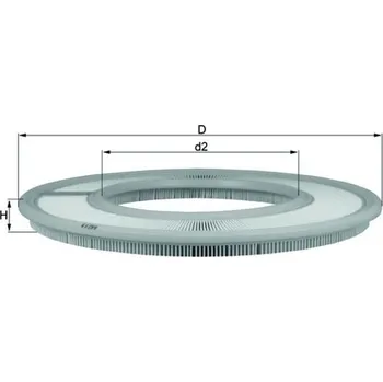 Filtr do auta Vzduchový filtr MAHLE LX 66