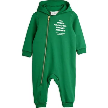 Dětská móda Dětský bavlněný overal Mini Rodini Travel agency 26240111 zelená 77X, vel. 80-86