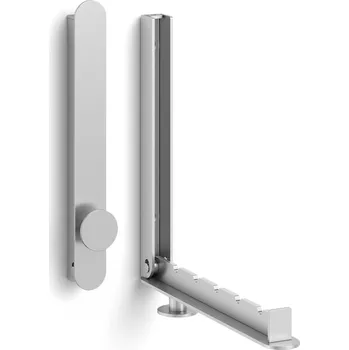 Stojan na deštník ZACK Skládací věšák PLETOR, kartáčovaná nerez