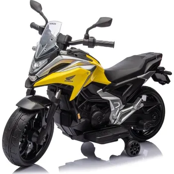 Dětské vozidlo Mamido Dětská elektrická motorka Honda NC750X žlutá