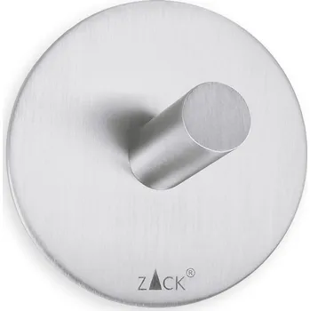 Držák na ručník ZACK Samolepicí háček na ručníky PECO, kulatý, kartáčovaná nerez