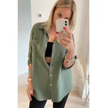 Mušelínová košile khaki Velikost: UNI