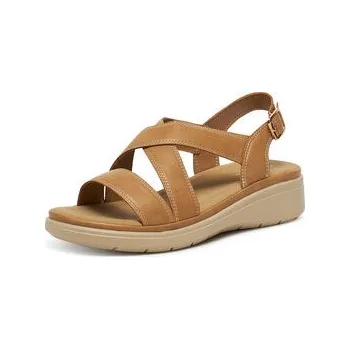 Dámské sandále Sandály Clara Barson WYL0510-02 Hnědá 39