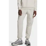 Under Armour Pánské tepláky UA Icon Fleece Jogger-WH 1373882-110 Bílá S