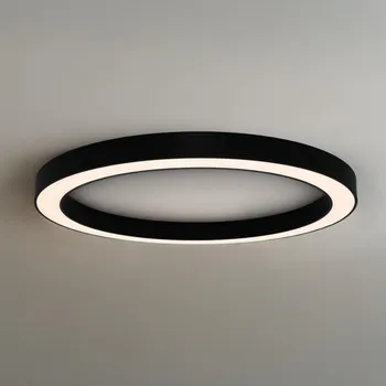 LED Stropní svítidlo LED/100W/230V 3000/4000/6500K pr. 100 cm černá