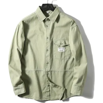 Pánská košile Best Fashion Pánská košile s dlouhým rukávem pro elegantní styl Barva: Tmavě Zelená, Velikost: 3XL