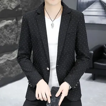 Best Fashion Pánské moderní sako pro volný i pracovní den Barva: Černá, Velikost: M