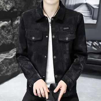 Best Fashion Pánská lehká bunda pro jarní a podzimní nošení Velikost: 4XL, Barva (Varianta): 9816 Black bright