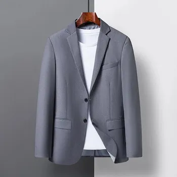 Best Fashion Pánské prodyšné sako pro cestování i společenské akce Barva: Šedá, Velikost: L