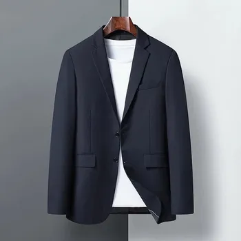 Best Fashion Pánské prodyšné sako pro cestování i společenské akce Barva: Tmavě Modrá, Velikost: 3XL