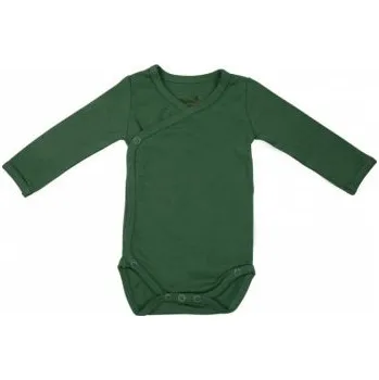 Kojenecký body Timboo body s dlouhým rukávem - Aspen Green, vel. 62/68