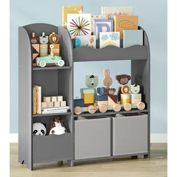 úložný prostor na hračky Song Skříňka na hračky do dětského pokoje se 2 úložnými boxy