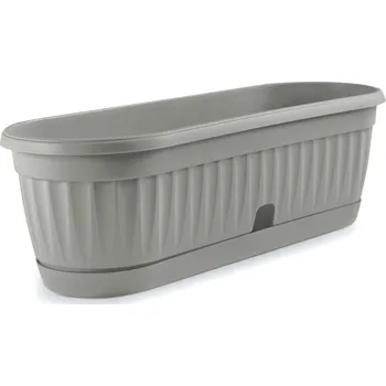 Květináč Gardino Gardino, Truhlík MEDITERAN 32 x 11,5 x výška 8,5 cm, mocca