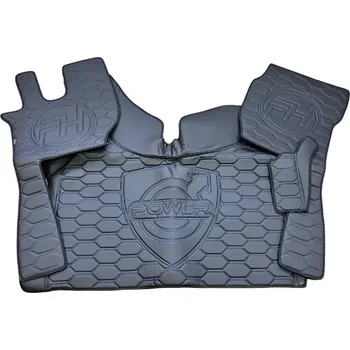 Autopotah Podlaha Volvo FH4/FH5 a AERO- černá, modré prošívání