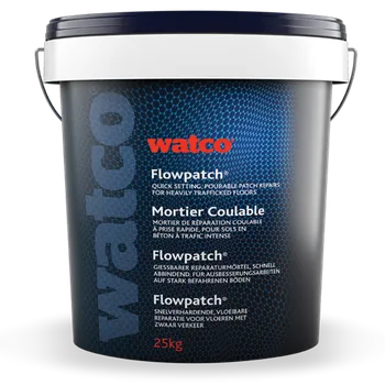 Rozlévaná opravná směs na díry a výtluky v betonu WATCO Flowpatch šedá - 10 kg