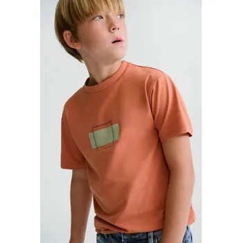 Dětské tričko Mayoral 6028.7A.Junior.PPY2 oranžová 28X, vel. 166