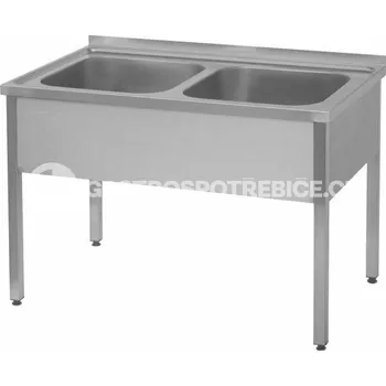 Nerezový dřez Gastro-tip Dřez 1200x600x900 2x500x500x300