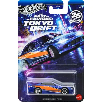 Hot Wheels Silver Series Fast and Furious Tokio Drift Nissan Silvia S15