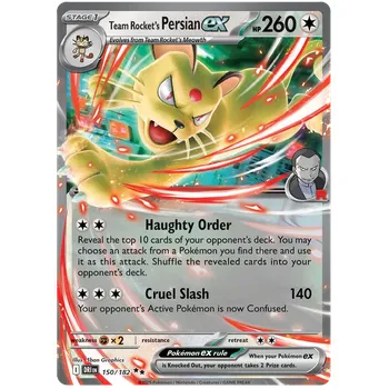 Karetní hra Pokémon TCG Team Rocket's Persian Ex 150/182