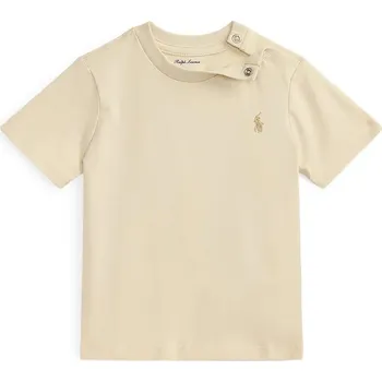 Chlapecké tričko Dětské bavlněné tričko Polo Ralph Lauren 320832904508 béžová 01X, vel. 75-79