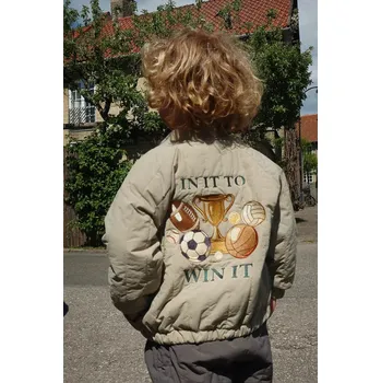 Dětská móda Dětská bomber bunda Konges Sløjd JUNO BOMBER JACKET KS104877.PPY2 zelená 81X, vel. 86
