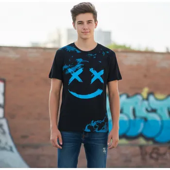 CHLAPECKÉ TRIČKO černé Kugo FC0379 (Chlapecké tričko s krátkým rukávem)